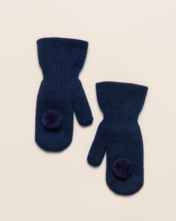 Laste meriinovillased kindad tuttidega