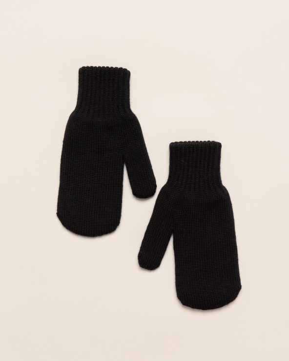 Villased topeltkootud laste kindad puuvillase voodriga