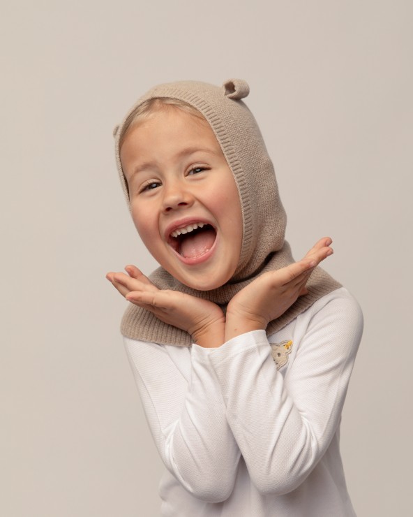 Laste kašmiirist villane tuukrimüts